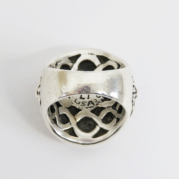 実際に弊社で買取させて頂いたLEATHERS＆TREASURES/レザーズ＆トレジャーズ スペシャルエディションリング/ライオン /ブラック スティングレイ 19号の画像 3枚目