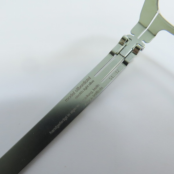 実際に弊社で買取させて頂いたic! berlin/アイシーベルリン silberdistel メガネフレーム アイウェアの画像 6枚目