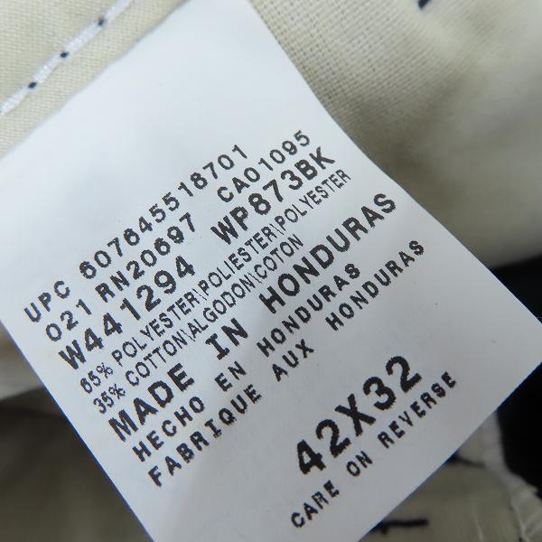 実際に弊社で買取させて頂いた(2)【未使用】Dickies/ディッキーズ ワークパンツ/チノパン ブラック WP873BK/42の画像 3枚目