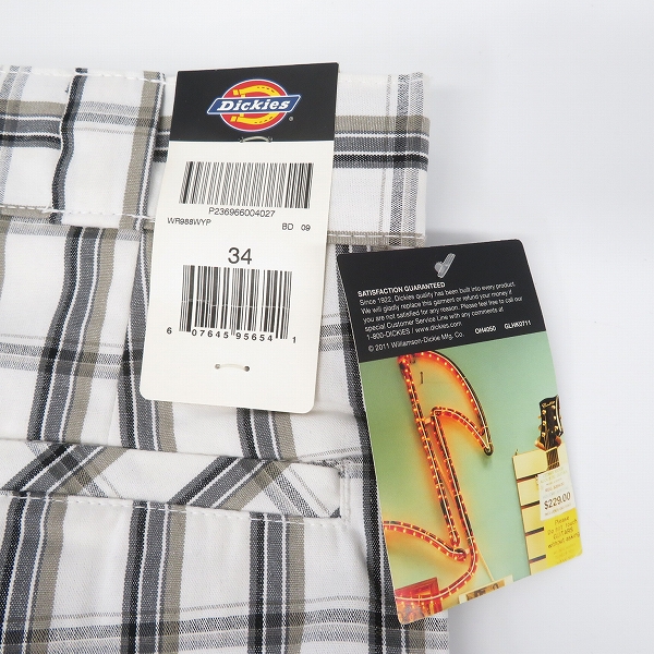 実際に弊社で買取させて頂いた【おまとめ品】Dickies/ディッキーズ MULTI USE POCKET SHORTS/マルチユーズ ポケット ショーツ/チェック柄 ハーフパンツ/34の画像 3枚目