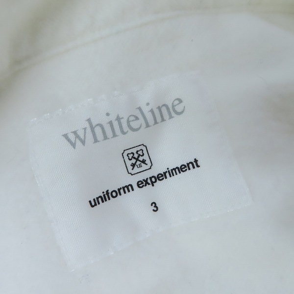実際に弊社で買取させて頂いたuniform experiment/ユニフォーム エクスペリメント フランネル フーディ シャツ UE-123054/3の画像 2枚目