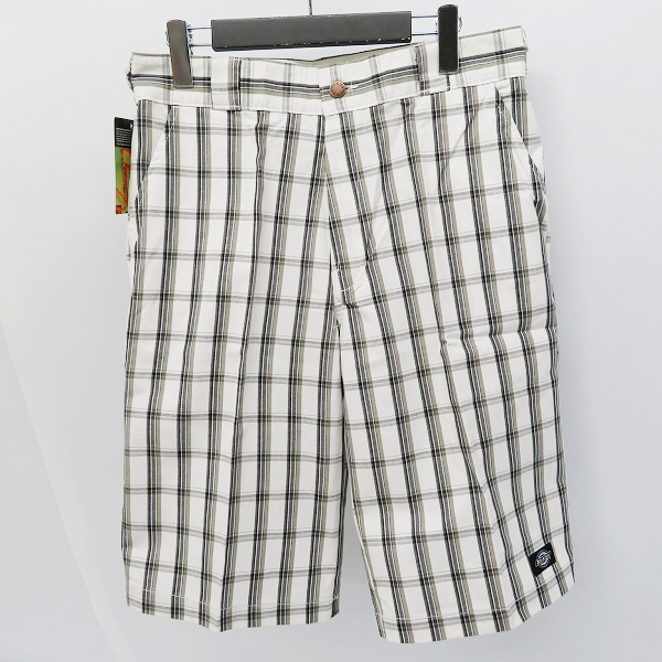 実際に弊社で買取させて頂いた【おまとめ品】Dickies/ディッキーズ MULTI USE POCKET SHORTS チェック柄 ハーフパンツ Size：32の画像 1枚目