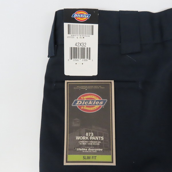 実際に弊社で買取させて頂いた(1)【未使用】Dickies/ディッキーズ ワークパンツ/チノパン ネイビー 42の画像 9枚目