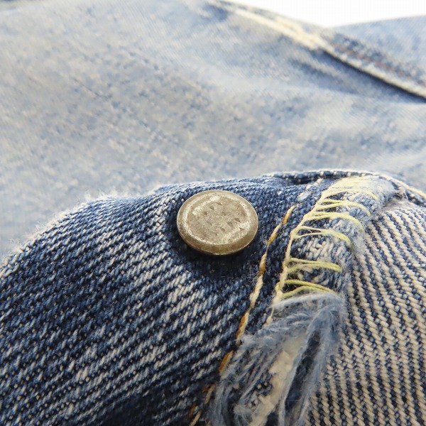 実際に弊社で買取させて頂いたLevis/リーバイス 刻印8/点々 足長R ヴィンテージ/ビンテージ デニムパンツの画像 6枚目