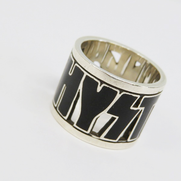 実際に弊社で買取させて頂いたHysterics/ヒステリックス ロゴデザイン シルバー リング/16号