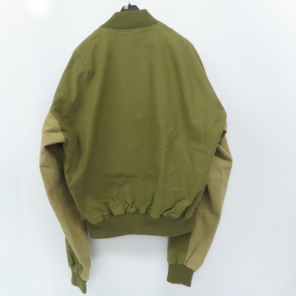 実際に弊社で買取させて頂いた【未使用】Moonage Devilment/ムーンエイジデビルメント OW MA-1 FLIGHT JACKET/フライトジャケット MJK-0220/44の画像 1枚目