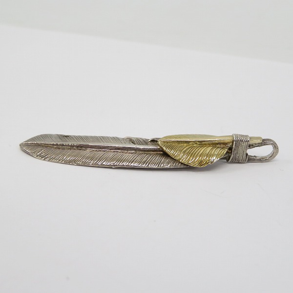 実際に弊社で買取させて頂いたFIRST ARROWS/ファーストアローズ K18ハートフェザー付 フェザーペンダントトップの画像 2枚目