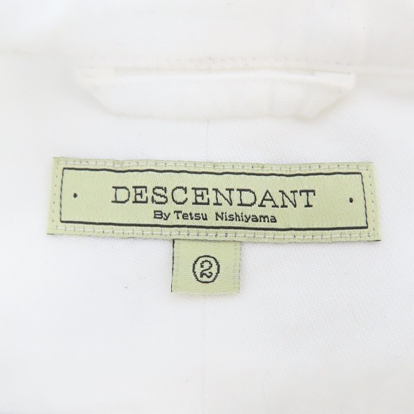 実際に弊社で買取させて頂いたDESCENDANT/ディセンダント コットン ボタンダウンシャツ/2の画像 2枚目
