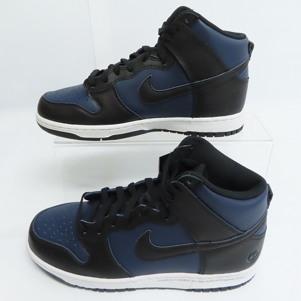 実際に弊社で買取させて頂いた【未使用】NIKE×FRAGMENT DESIGN/ナイキ×フラグメントデザイン DUNK HI/F DJ0383-400 27.5の画像 3枚目