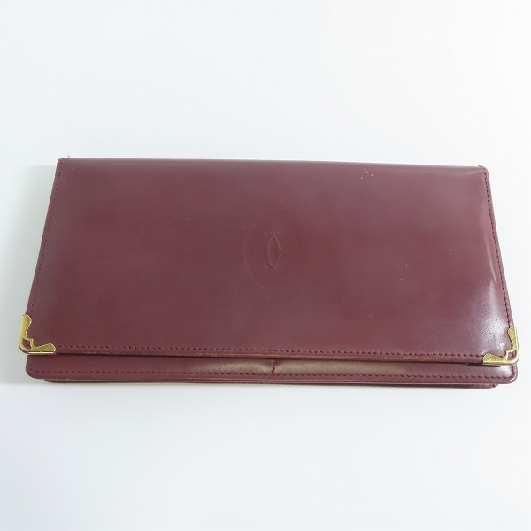実際に弊社で買取させて頂いたCartier/カルティエ マストライン 二つ折り長財布
