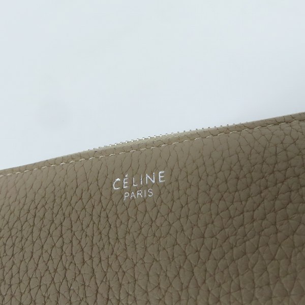 実際に弊社で買取させて頂いたCELINE/セリーヌ ラウンドファスナー 長財布 ウォレットの画像 4枚目