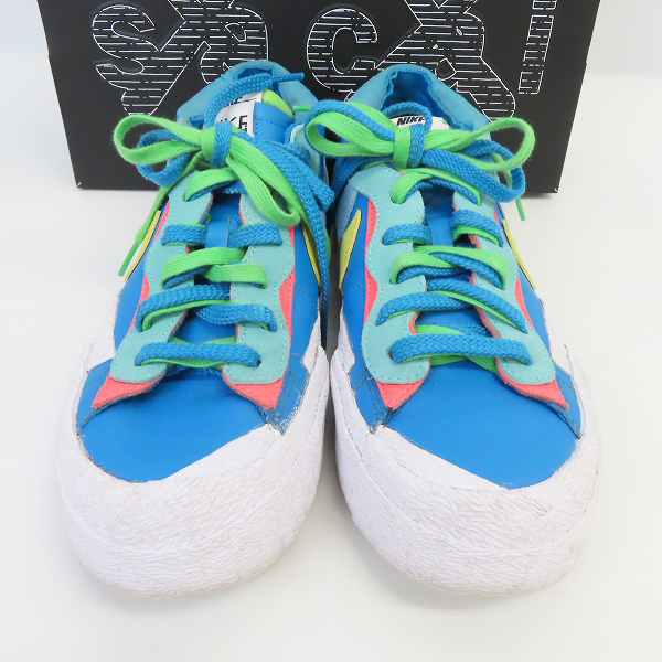 実際に弊社で買取させて頂いたKAWS×sacai×NIKE/カウズ×サカイ×ナイキ Blazer Low Neptune Blue DM7901-400/27.5