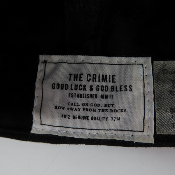 実際に弊社で買取させて頂いたTHE CRIMIE/ クライミー  サイドロゴ キャップの画像 5枚目
