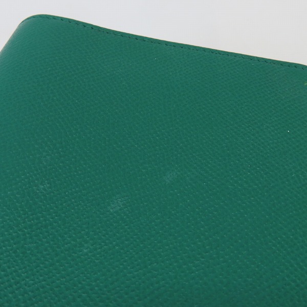 実際に弊社で買取させて頂いたdunhill/ダンヒル レザー ラウンドジップ 長財布 ロングウォレットの画像 6枚目