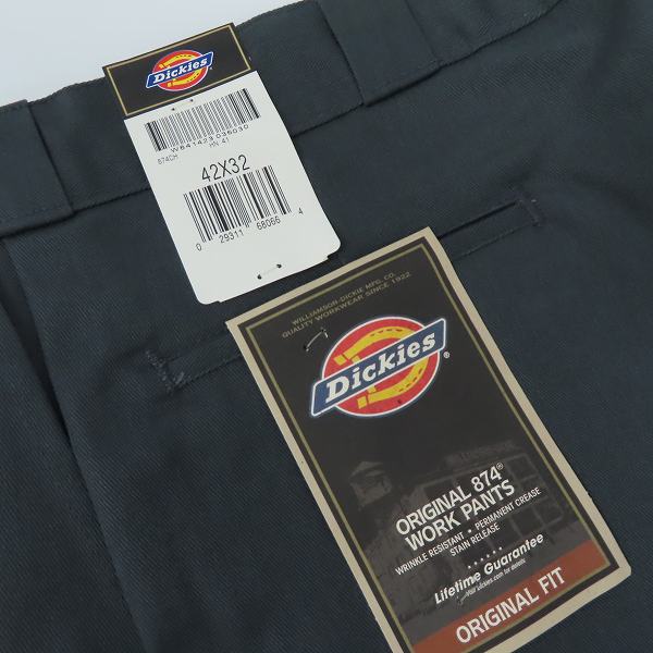 実際に弊社で買取させて頂いた(2)【未使用】Dickies/ディッキーズ ワークパンツ/チノパン チャコール 874CH/42の画像 8枚目
