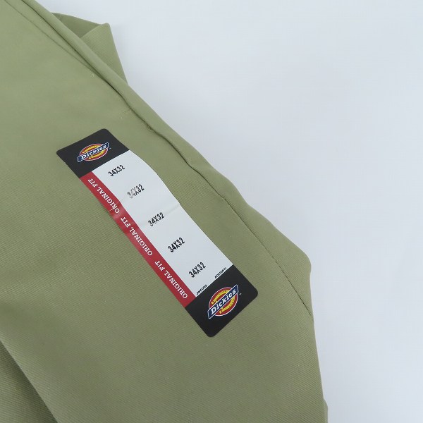 実際に弊社で買取させて頂いた(1)【未使用】Dickies/ディッキーズ ワークパンツ/チノパン カーキ 874KH/34の画像 5枚目