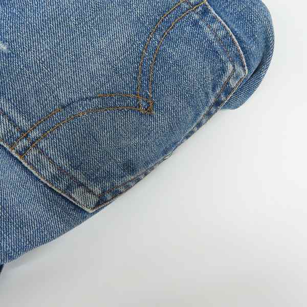 実際に弊社で買取させて頂いたLEVI'S/リーバイス 66前期 ヴィンテージ デニムパンツ TALONジップ スモールe 刻印8 /805-0217 /30の画像 8枚目