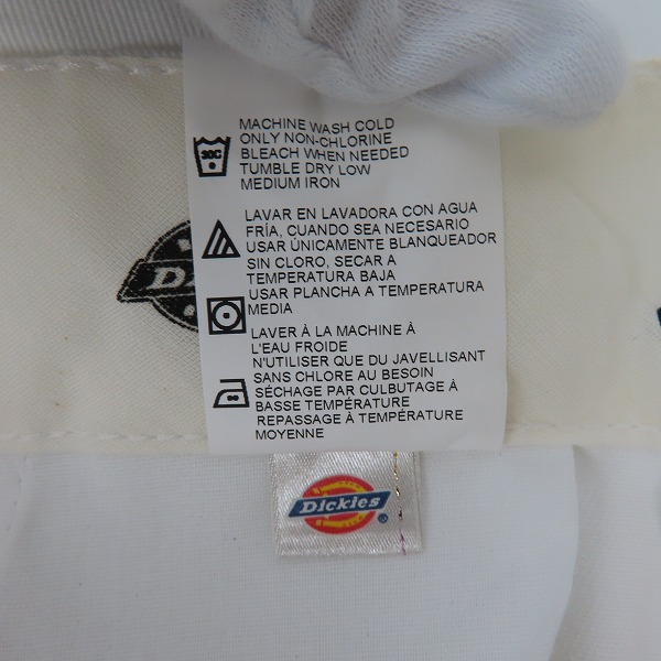 実際に弊社で買取させて頂いた【未使用】Dickies/ディッキーズ ワークパンツ/チノパン /ホワイト/29の画像 4枚目