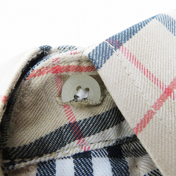 実際に弊社で買取させて頂いたBURBERRY LONDON/バーバリー ロンドン ノバチェックシャツ/Sの画像 5枚目