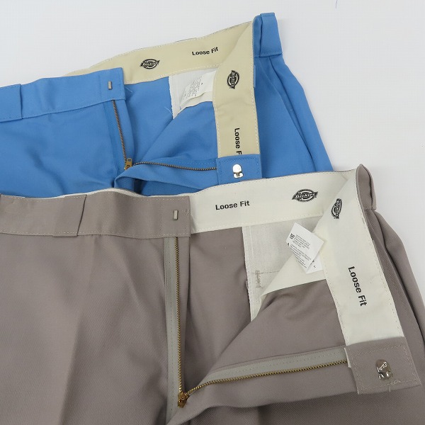 実際に弊社で買取させて頂いた【未使用】Dickies/ディッキーズ MULTI-POCKET WORK SHORTS/マルチポケット ワーク ショーツ ブルー系 グレー系/2点セットの画像 3枚目