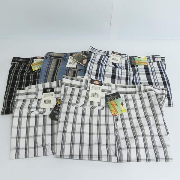 実際に弊社で買取させて頂いた【おまとめ品】Dickies/ディッキーズ MULTI USE POCKET SHORTS/マルチユーズ ポケット ショーツ/チェック柄 ハーフパンツ/36
