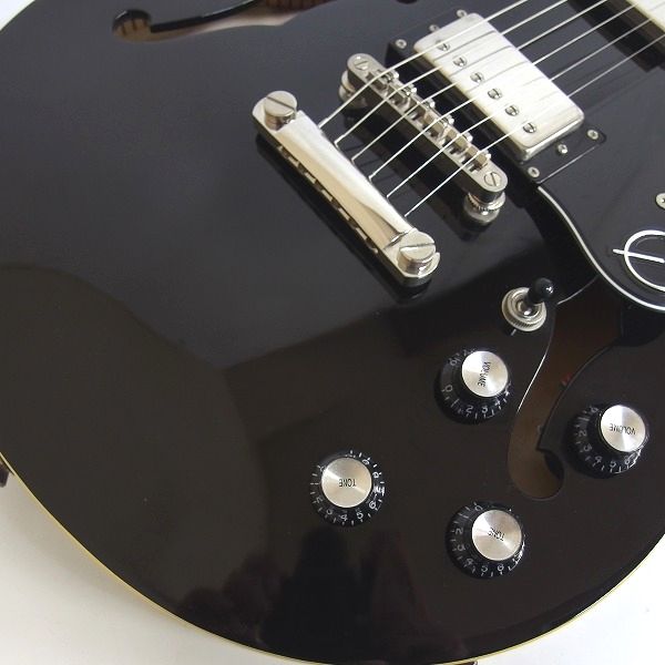 実際に弊社で買取させて頂いた★Epiphone/エピフォン ES-339 Dot EB/Ebony セミアコ/エレキギター コイルタップ搭載 ソフトケース付の画像 6枚目