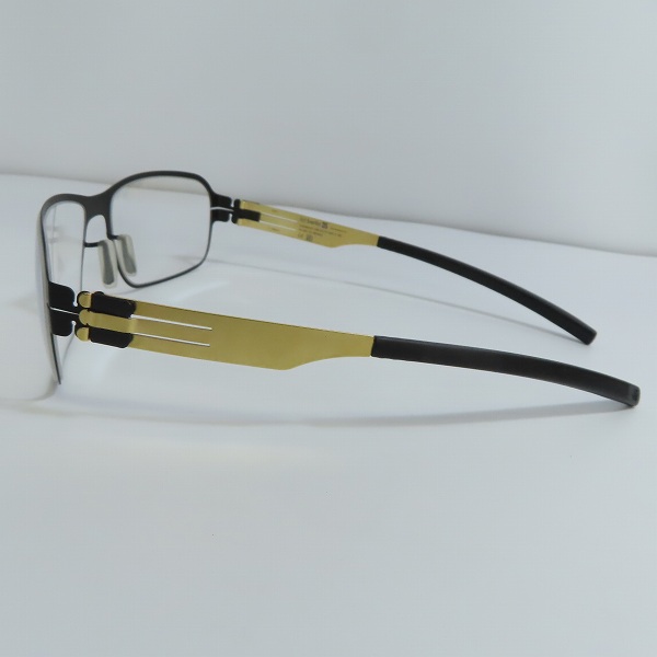 実際に弊社で買取させて頂いたic! berlin/アイシーベルリン 124 bollestr. メガネフレーム アイウェアの画像 2枚目