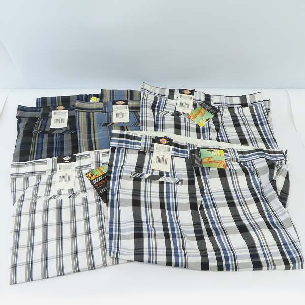 実際に弊社で買取させて頂いた【おまとめ品】Dickies/ディッキーズ MULTI USE POCKET SHORTS/マルチユーズ ポケット ショーツ/チェック柄 ハーフパンツ
