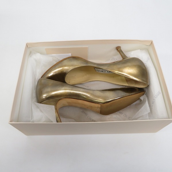 実際に弊社で買取させて頂いたJIMMY CHOO/ジミーチュウ ピンヒール/35.5の画像 8枚目