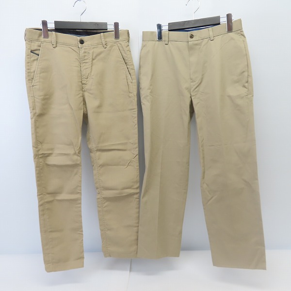 実際に弊社で買取させて頂いたBROOKS BROTHERS/ブルックスブラザーズ DIESEL/ディーゼル コットンパンツ/カーゴパンツ/W30 2点セット