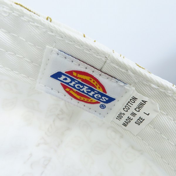 実際に弊社で買取させて頂いた(2)【未使用】Dickies/ディッキーズ キャップ ホワイト/ブラック L 2点セットの画像 3枚目