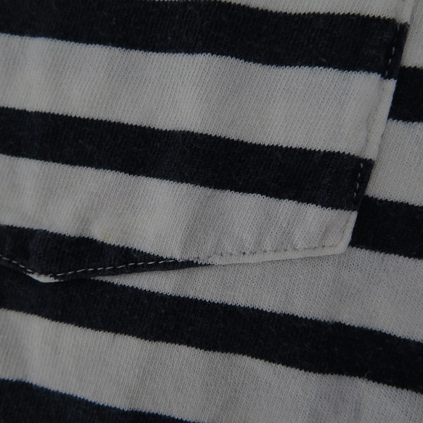 実際に弊社で買取させて頂いたFRUIT OF THE LOOM/フルーツオブザルーム×BLUE BLUE/ブルーブルー ボーダー 半袖Tシャツの画像 3枚目