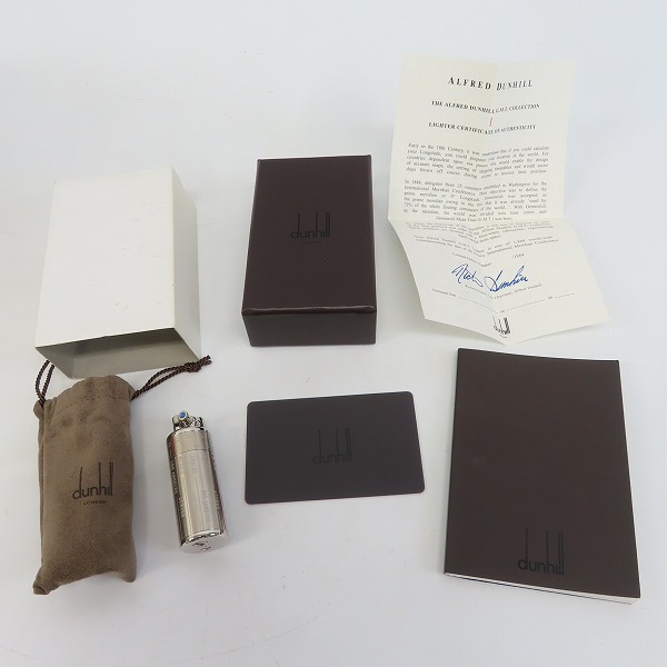 実際に弊社で買取させて頂いたDunhill/ダンヒル GMT 世界1884本限定 ガスライター 1278/1884の画像 4枚目