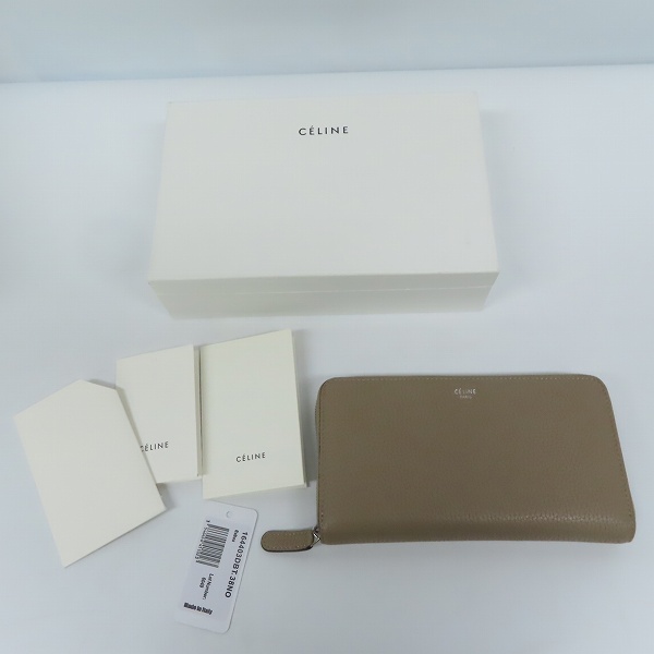 実際に弊社で買取させて頂いたCELINE/セリーヌ ラウンドファスナー 長財布 ウォレットの画像 8枚目