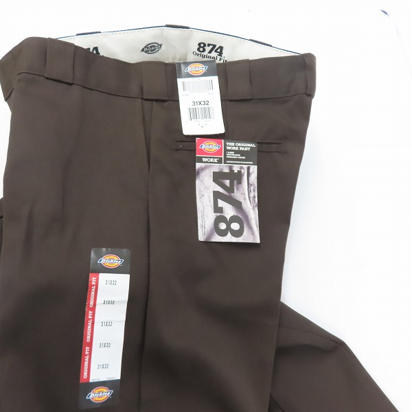 実際に弊社で買取させて頂いた【未使用】Dickies/ディッキーズ ワークパンツ/チノパン/ダークブラウン/ 31の画像 5枚目