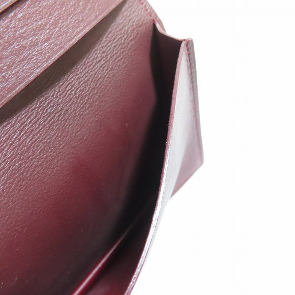 実際に弊社で買取させて頂いたCARTIER カルティエ カボション レザー二つ折り 名刺入れ/カードケース L3000591の画像 5枚目