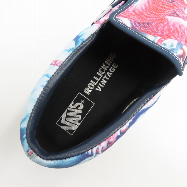 実際に弊社で買取させて頂いたVANS×ROLLICKING VINTAGE/バンズ×ローリッキングヴィンテージ スリッポン スニーカー V98RK ALOHA 571995-0001/27.5の画像 4枚目