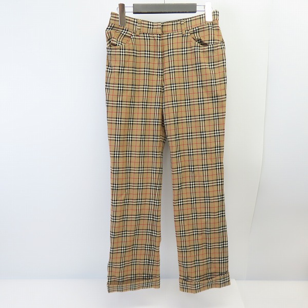 実際に弊社で買取させて頂いたBURBERRY BLUE LABEL/バーバリーブルーレーベル ノバチェック スラックス FQF41-501/40