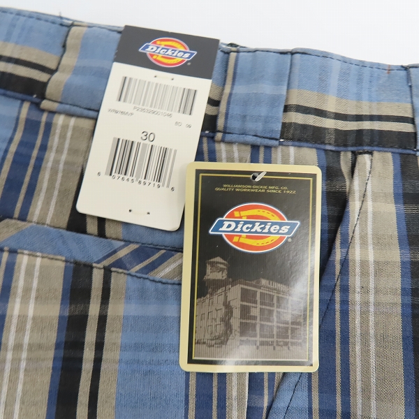 実際に弊社で買取させて頂いた【おまとめ品】Dickies/ディッキーズ MULTI USE POCKET SHORTS/マルチユーズ ポケット ショーツ/チェック柄 ハーフパンツ/30の画像 2枚目