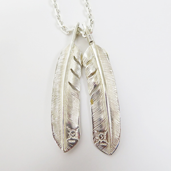 実際に弊社で買取させて頂いた【ギャラ付】FIRST ARROW'S/ファーストアローズ K18付フェザー L カスタム ペンダントの画像 2枚目