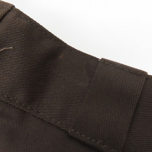 実際に弊社で買取させて頂いた【未使用】Dickies/ディッキーズ ワークパンツ/チノパン/ダークブラウン 29の画像 8枚目