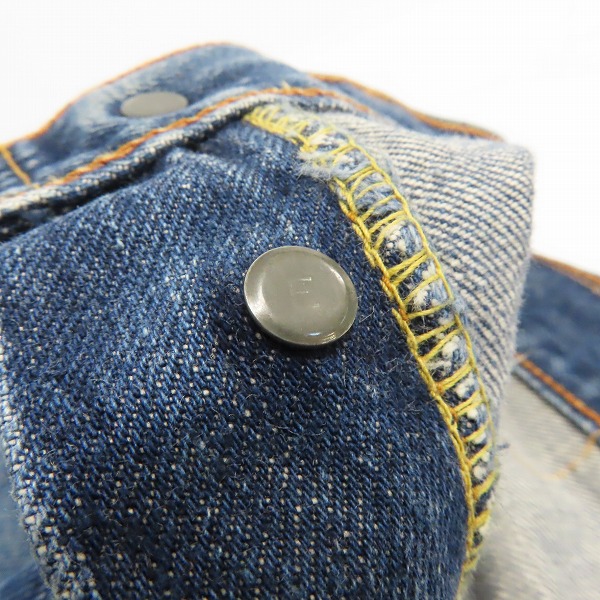 実際に弊社で買取させて頂いたLevis/リーバイス 501 両面BIG E/不均等V/刻印6/フライ刻印E ヴィンテージ デニムパンツの画像 6枚目