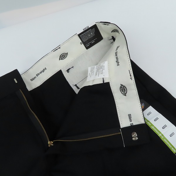 実際に弊社で買取させて頂いた(4)【未使用】Dickies/ディッキーズ ワークパンツ/チノパン ブラック WP873BK/42の画像 4枚目