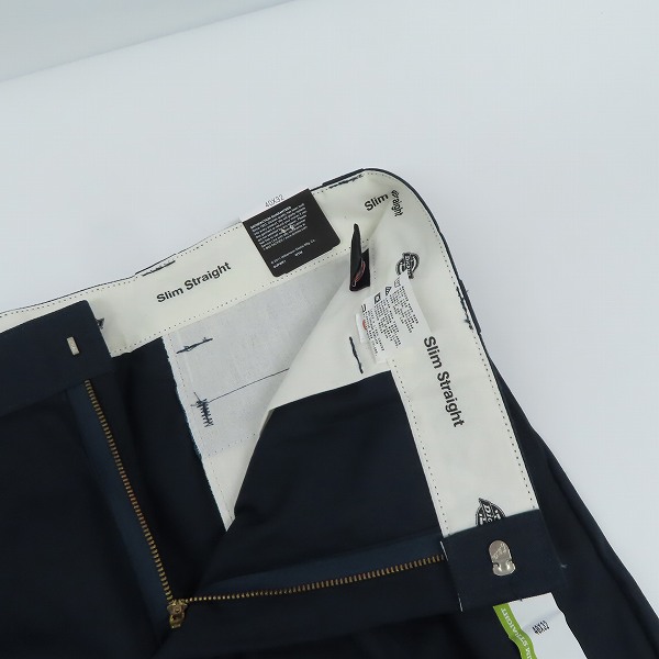 実際に弊社で買取させて頂いた【未使用】Dickies/ディッキーズ ワークパンツ/チノパン ダークネイビー WP873DN/40の画像 5枚目