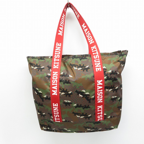 実際に弊社で買取させて頂いたMAISON KITSUNE×EASTPAK /メゾンキツネ×イーストパック トートバッグ カモフラ柄の画像 1枚目