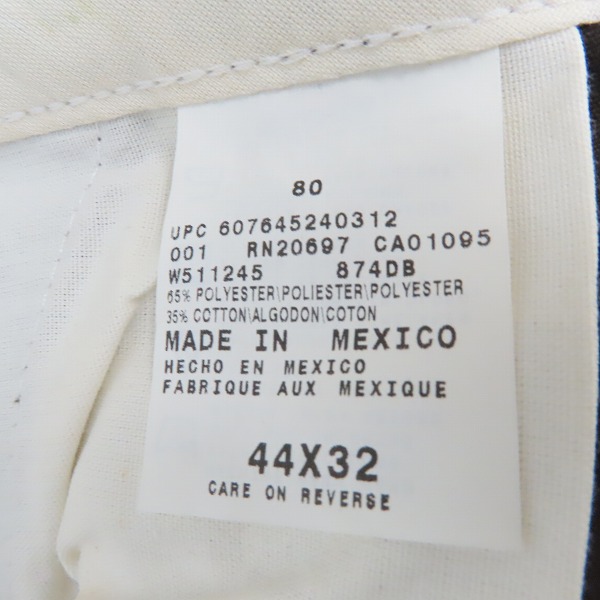実際に弊社で買取させて頂いた【未使用】Dickies/ディッキーズ ワークパンツ/チノパン ダークブラウン 44の画像 3枚目