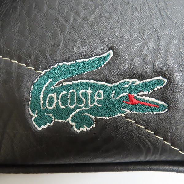 実際に弊社で買取させて頂いたLACOSTE/ラコステ ゴルフ/ボストンバッグ ブラックの画像 5枚目