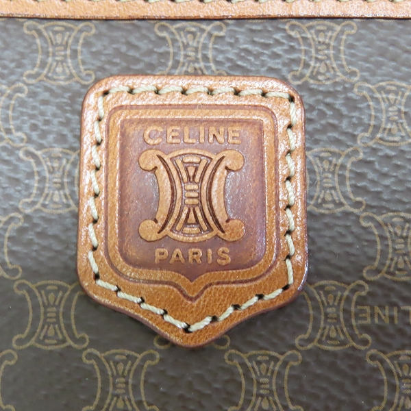 実際に弊社で買取させて頂いたCELINE/セリーヌ ゴールド金具 マカダム バニティバッグの画像 6枚目