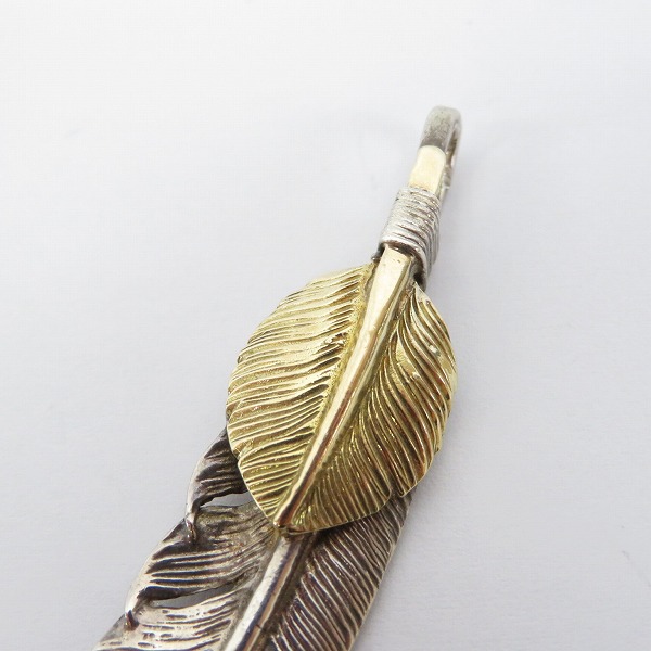 実際に弊社で買取させて頂いたFIRST ARROWS/ファーストアローズ K18ハートフェザー付 フェザーペンダントトップの画像 5枚目