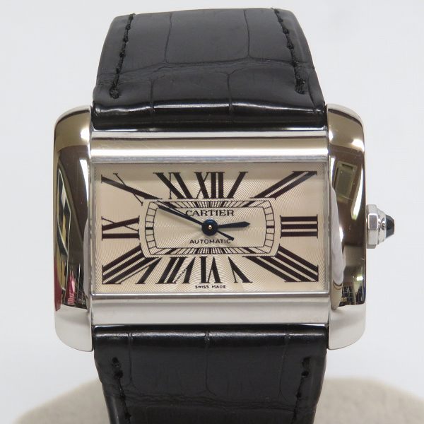 実際に弊社で買取させて頂いたCartier/カルティエ タンクディヴァン LM 自動巻き 腕時計/W6300755の画像 1枚目